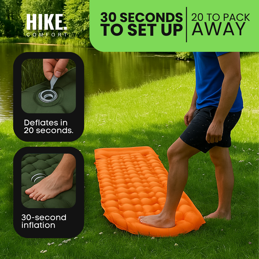 Ultra-Light & Compact Sleeping Pad – Perfect For On The Go