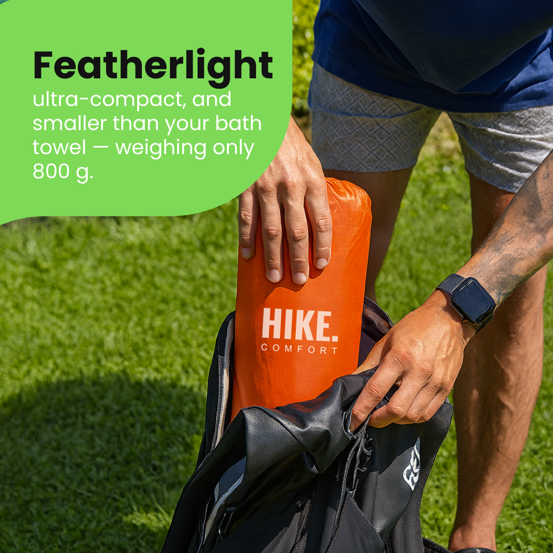 Ultra-Light & Compact Sleeping Pad – Perfect For On The Go