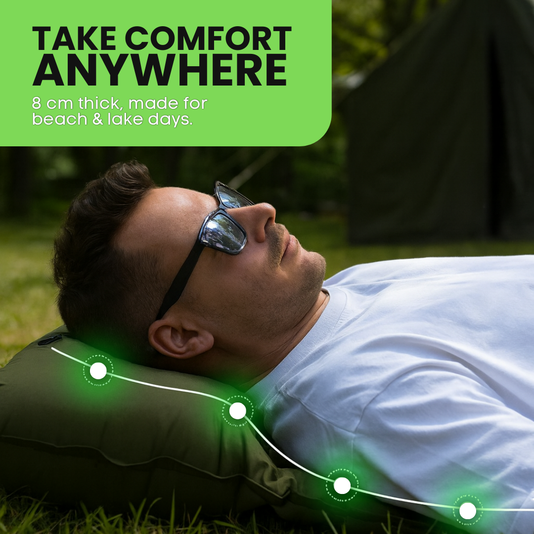 Ultra-Light & Compact Sleeping Pad – Perfect For On The Go