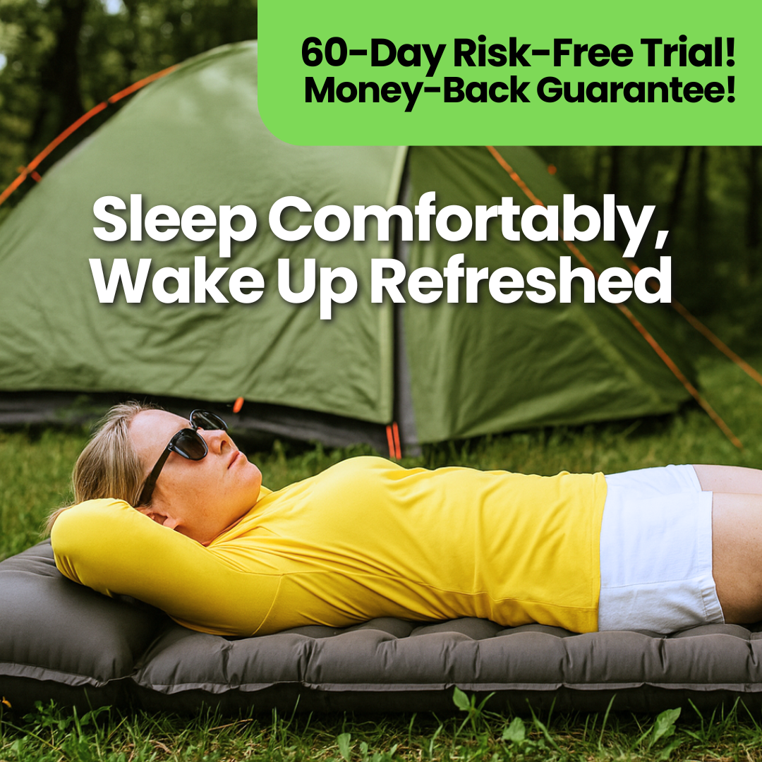 Ultra-Light & Compact Sleeping Pad – Perfect For On The Go