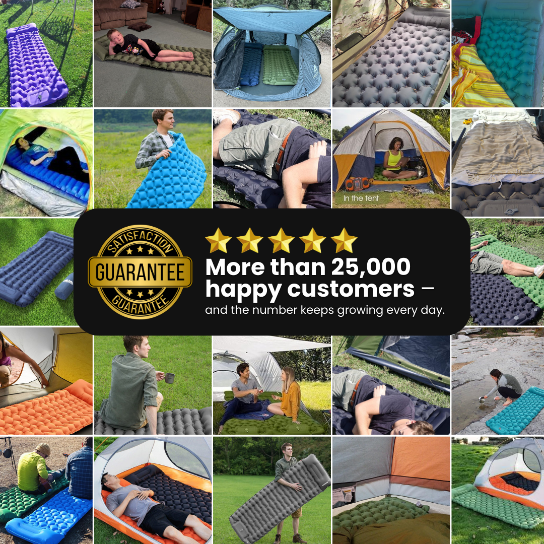 Ultra-Light & Compact Sleeping Pad – Perfect For On The Go