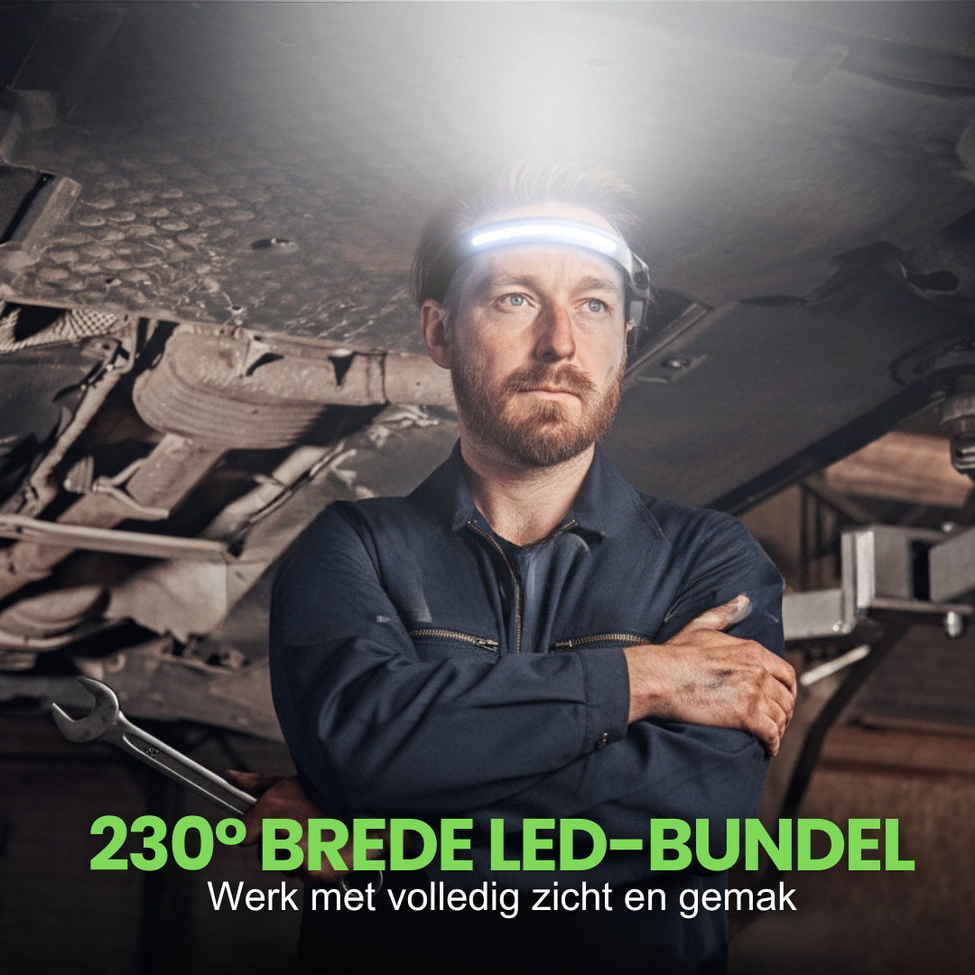 HIKE 230° LED Hoofdlamp – Voor je volgende avontuur