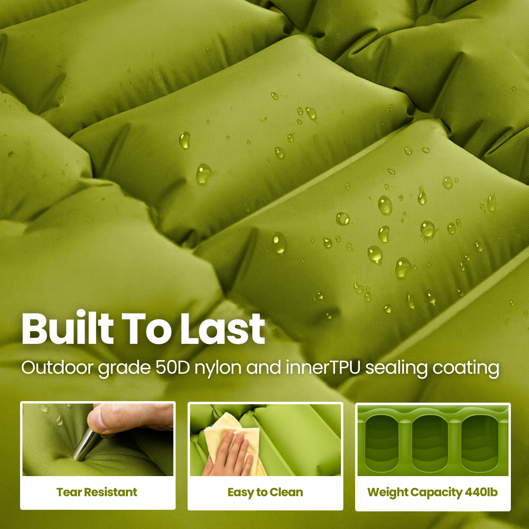 Ultra-Light & Compact Sleeping Pad – Perfect For On The Go