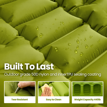 Ultra-Light & Compact Sleeping Pad – Perfect For On The Go