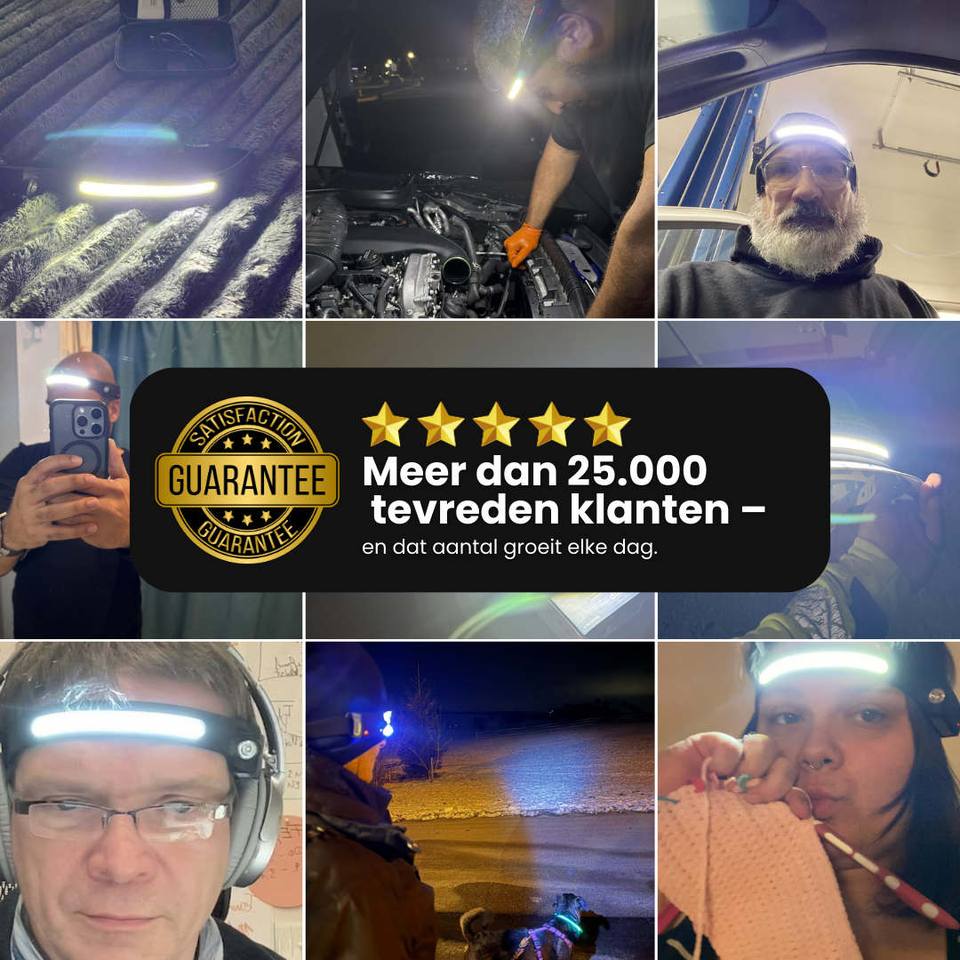 HIKE 230° LED Hoofdlamp – Voor je volgende avontuur