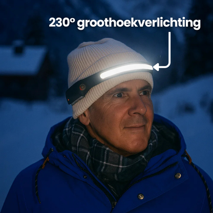 HIKE 230° LED Hoofdlamp – Voor je volgende avontuur