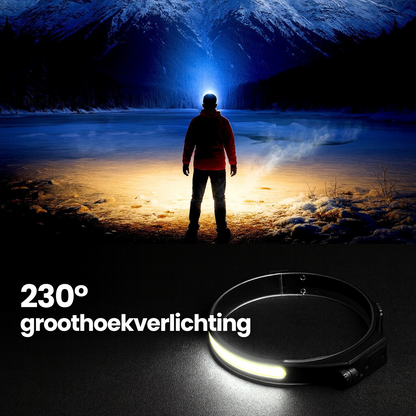 HIKE 230° LED Hoofdlamp – Voor je volgende avontuur